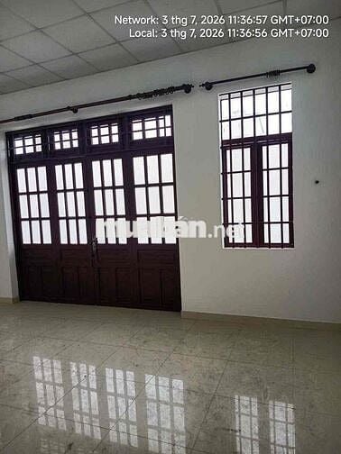 Nhà cho Thuê nguyên căn; 1 trệt, 1 lầu xây kiên cố, 1 phòng khách, kho