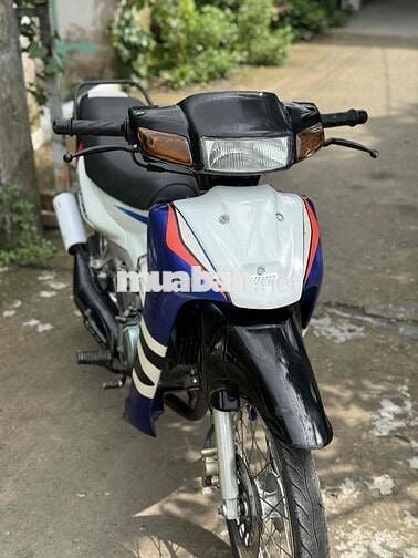 Suzuki Satria 2k 120 6 số Trắng Xanh Đen Hậu Giang