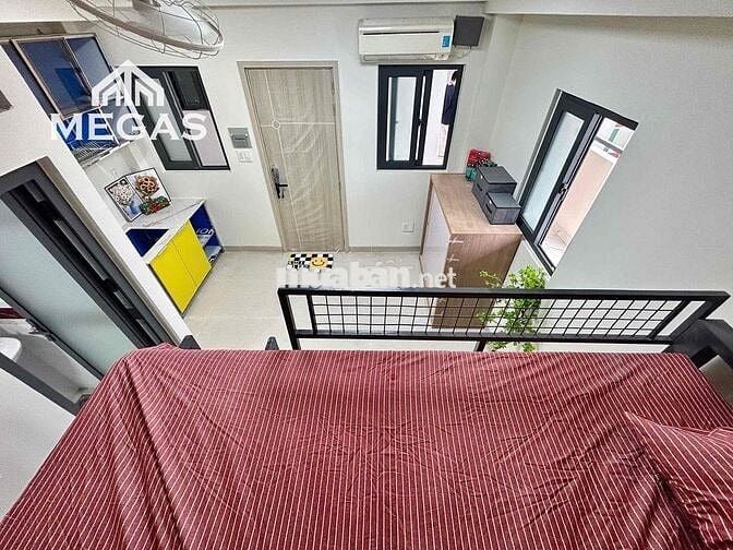 Căn Hộ 2 Không Gian Ngủ Full Nội Thất Ban Công Ngay ĐH Văn Lang CS3