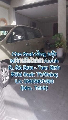 Mặt tiền Kinh Doanh | Đưởng Gò Dưa | Sát chợ | Tam Bình | Thủ Đức