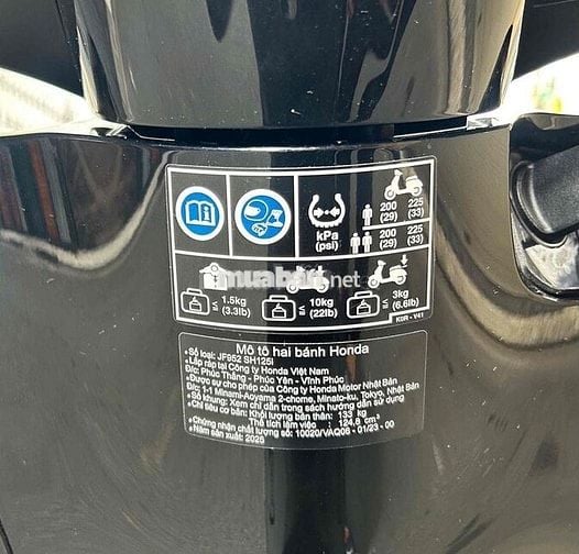 Honda SH125 CBS 2025 Đen