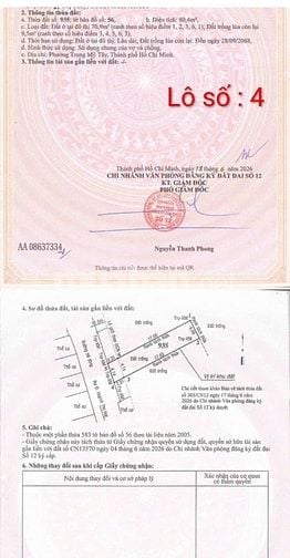 Bán 5 lô F0 Mới Ra Sổ , Ngay Kế Bên BV, TRường ĐH Giao Thông