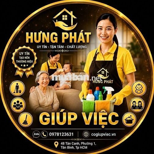 Tìm giúp việc, chăm bé, chăm người già_Lương 8tr