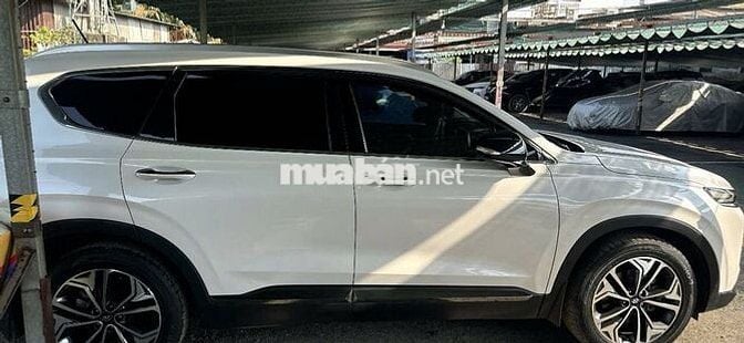 Hyundai Santafe Cao cấp 2020 Dầu 50km Trắng