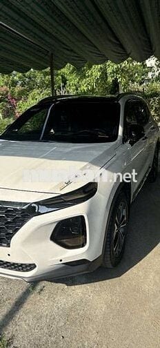 Hyundai Santafe Cao cấp 2020 Dầu 50km Trắng