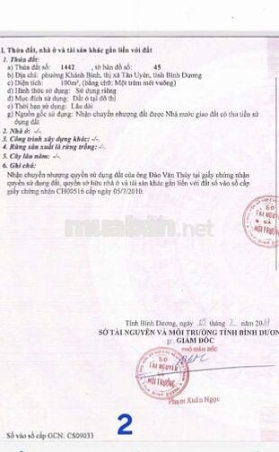Bán Đất Chợ Khu Dân Cư Thanh Duy