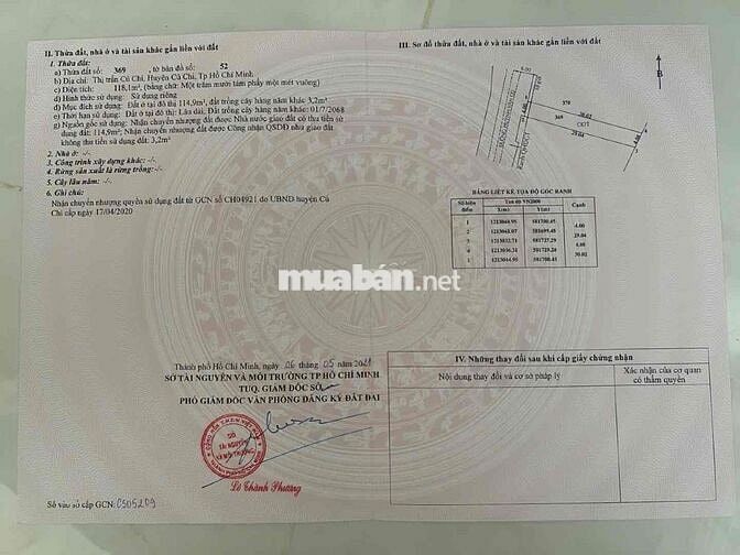 Bán Đất Mặt Tiền Huỳnh Văn Cọ - 118m² Full Thổ Cư | Giá 900 Triệu