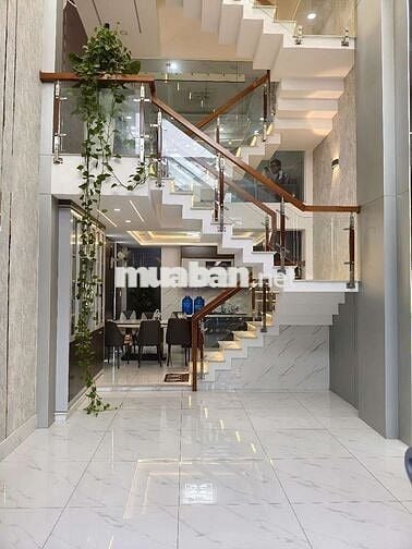 nhà mới hiện đại 5 tầng 5pn 6wc ô tô vào nhà full nội thất gần Gò Vấp 