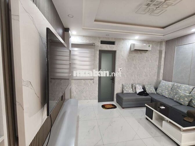 nhà mới hiện đại 5 tầng 5pn 6wc ô tô vào nhà full nội thất gần Gò Vấp 