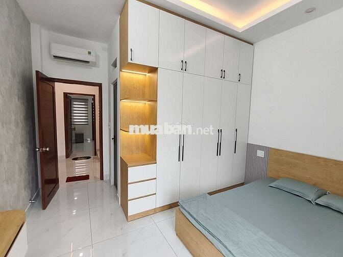 nhà mới hiện đại 5 tầng 5pn 6wc ô tô vào nhà full nội thất gần Gò Vấp 