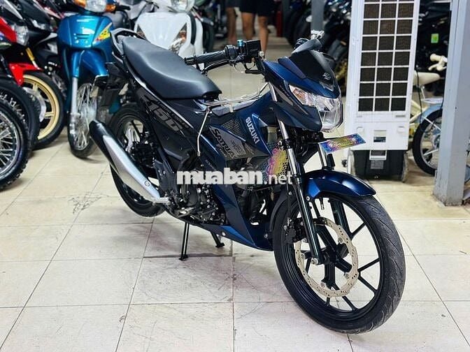 XE MÁY THỊNH PHÁT- SATRIA XANH SẦN ĐI LƯỚT