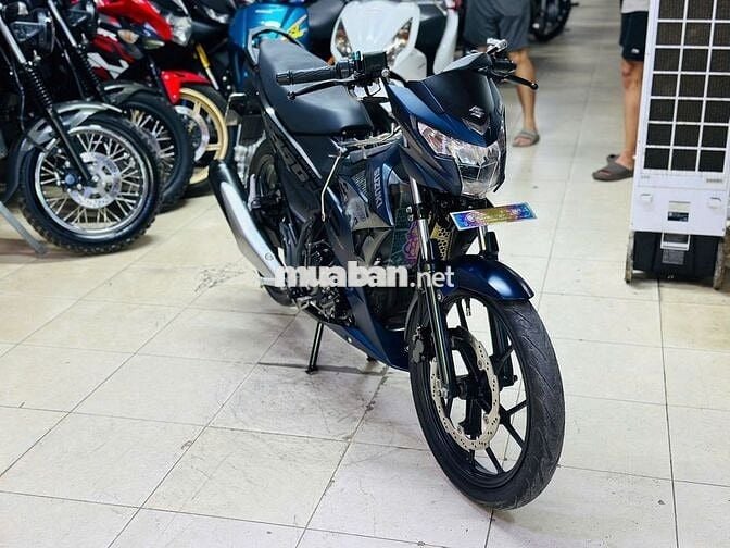 XE MÁY THỊNH PHÁT- SATRIA XANH SẦN ĐI LƯỚT