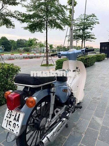 Xe máy Cub 50cc Xanh nhạt