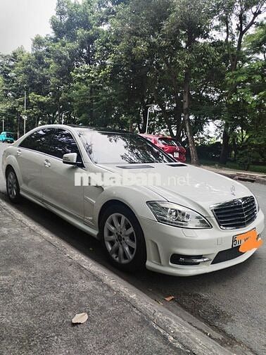 Mercedes S500L w221 2005 Trắng 87.000 km