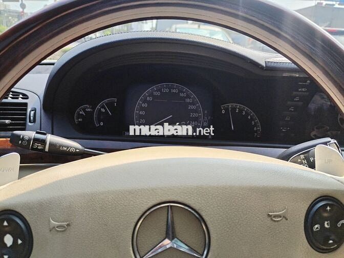 Mercedes S500L w221 2005 Trắng 87.000 km