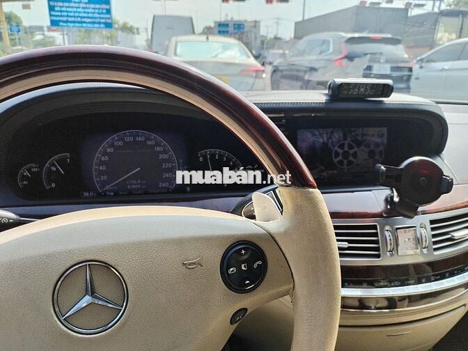 Mercedes S500L w221 2005 Trắng 87.000 km