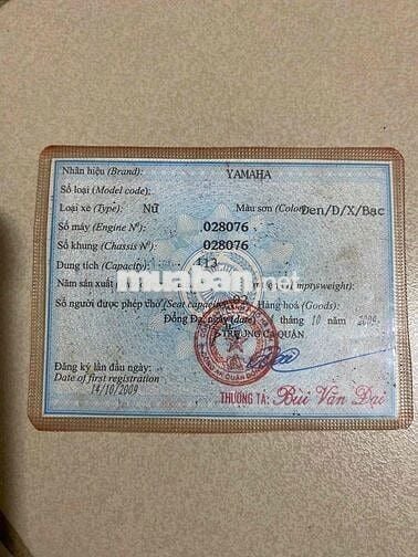 Yamaha Nouvo LX 2009 Đen/Đỏ 113cc