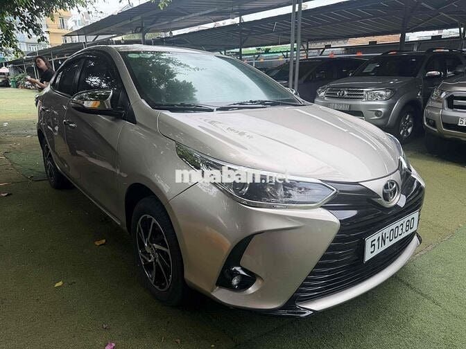Toyota Vios E 2021 Số tự động Vàng cát