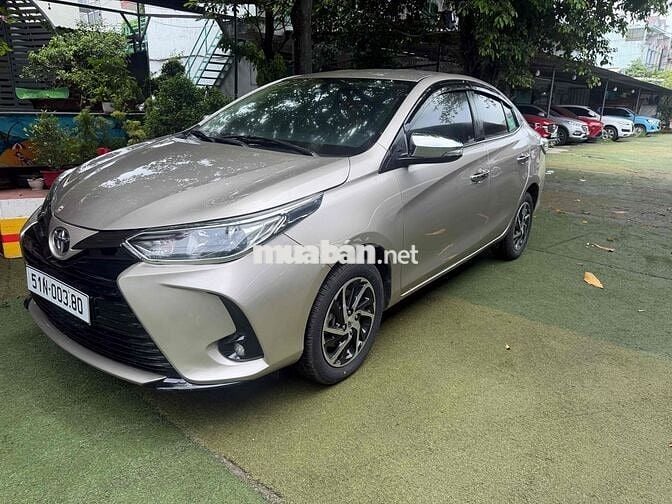 Toyota Vios E 2021 Số tự động Vàng cát