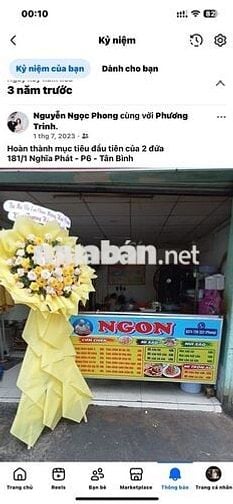 Cần sang gấp quán ăn nhỏ,để lại toàn bộ đồ đạc,mối bỏ hàng,công thức
