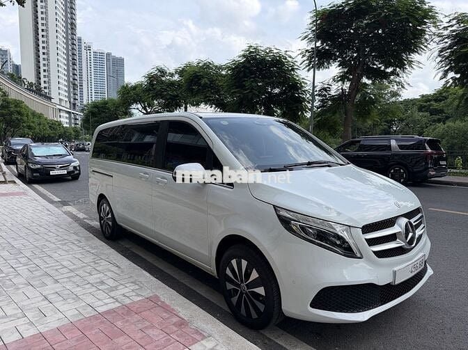 Mercedes V 250 2020 Trắng 7 chỗ nhập khẩu Spain