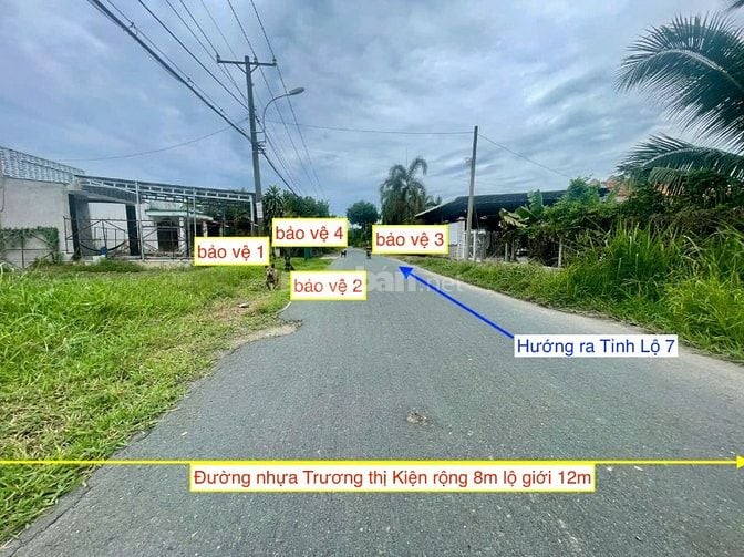 Bán đất đường Trương Thị Kiện xã Thái Mỹ 6x47 ONT. Giá 2 tỷ có bớt.