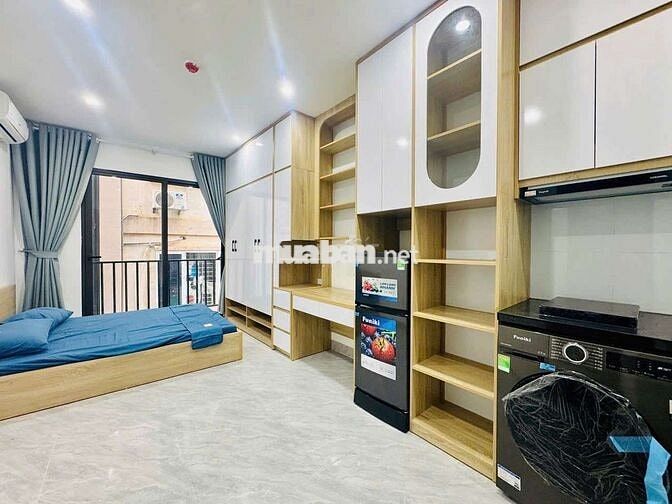 khai trương CCMN 30m2 Full đồ. máy giặt, ban công tại Xuân Đỉnh 