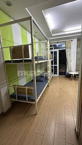 Cho thuê KÝ TÚC XÁ từ 1tr7/người (có rèm che mỗi giường nha)