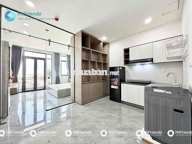 🏡CĂN HỘ DỊCH VỤ 1 PHÒNG NGỦ - BAN CÔNG TÁCH BẾP - FULL NỘI THẤT