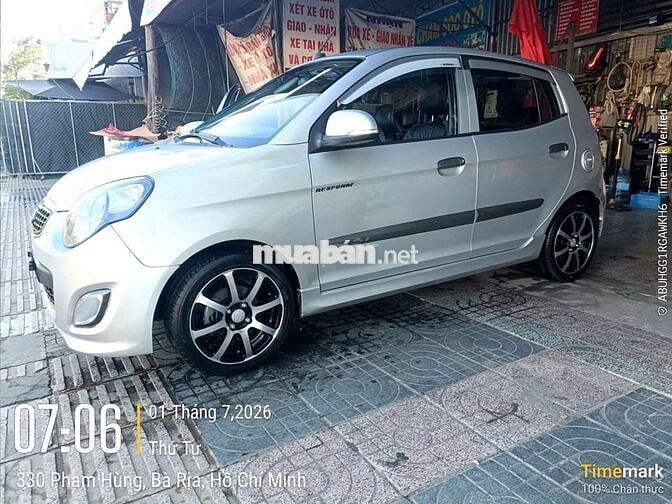 Kia Morning 2012 Số tự động Bạc