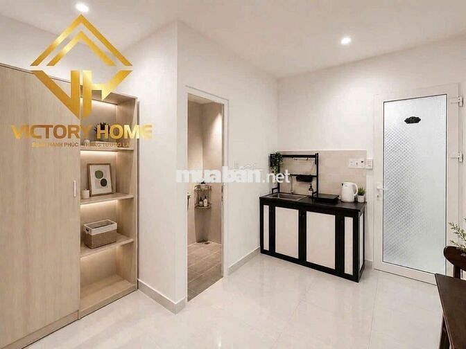 Căn hộ studio tách bếp ban công full nội thất Nguyễn Văn Cừ Quận 5 