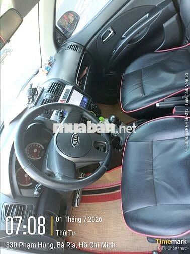 Kia Morning 2012 Số tự động Bạc