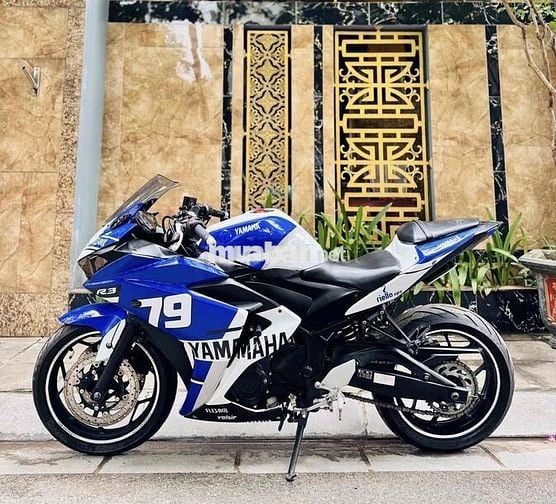 Yamaha R3 2019 Xanh GP xe 2 phanh đĩa trước vippp