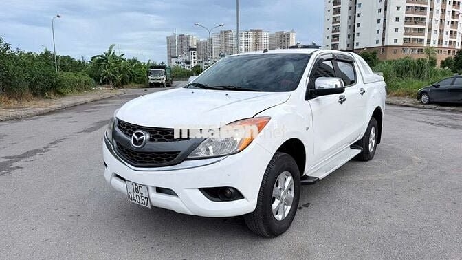 Mazda BT50 2014 Số sàn 6 cấp Dầu 2.2 tubor Trắng