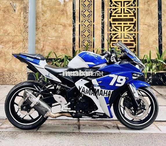 Yamaha R3 2019 Xanh GP xe 2 phanh đĩa trước vippp