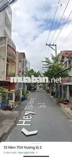 CHÍNH CHỦ BÁN GẤP NHÀ HXH HƯƠNG LỘ 2, BÌNH TÂN 85M2 6TY8, 4PN, 3WC