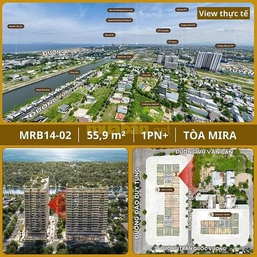 Căn hộ 2PN đẹp tại Regal Complex Đà Nẵng – Tầng 11, View thoáng