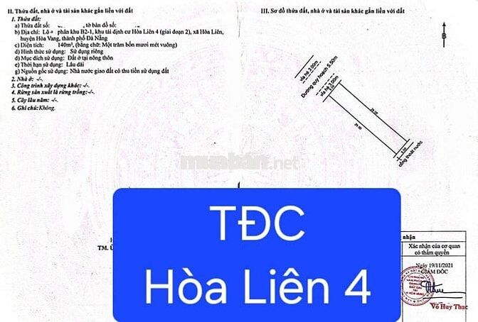 🔴💥Bán đất TĐC Hòa Liên 4 - DT 140m2 - Gía đầu tư