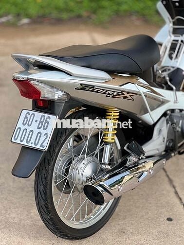 Honda Future X125 Úp Fi Trắng Đen Số 00002