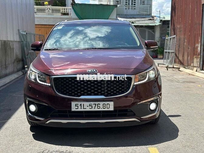 Kia Sedona Bản Full máy dầu 2018 đỏ