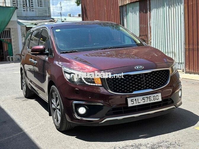 Kia Sedona Bản Full máy dầu 2018 đỏ