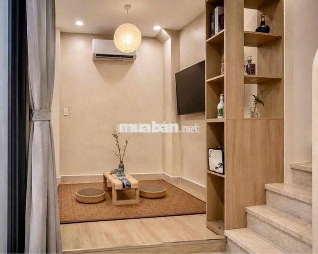 NHÀ LÊ QUANG ĐỊNH 2 TẦNG BTCT TẶNG FULL NT 3.88 TỶ TL