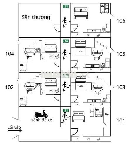 Căn Hộ Dịch Vụ, Phố Ẩm Thực Phan Xích Long, Hẻm Nhựa Xe Hơi