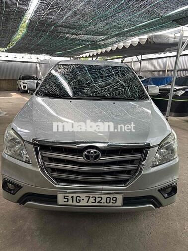 Toyota Innova AT 2014 Bạc Tự động 8 chỗ gốc xài Go