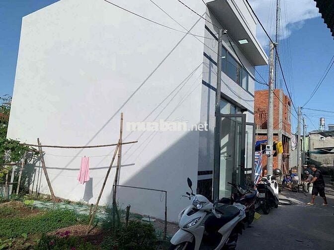 Nhà trệt lửng mới 5x10m 2phòng 2wc hẻm Bùi Hữu Nghĩa gần Chợ Bình thuỷ