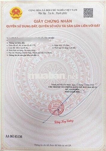 BÁN NHÀ DT RỘNG,GIÁ TỐT, GẦN TRUNG TÂM TDM