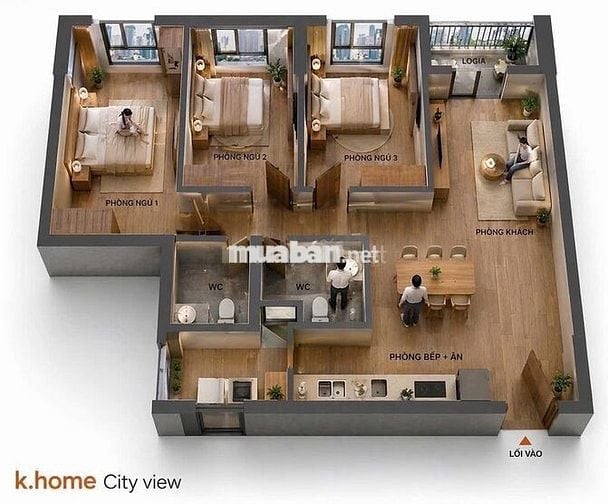 Căn 2PN Được Quan Tâm Nhiều Nhất Tại Dự Án Nhà Ở Xã Hội K-HomeCITYVIEW