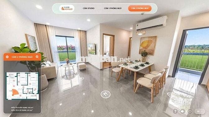 Căn 2PN Được Quan Tâm Nhiều Nhất Tại Dự Án Nhà Ở Xã Hội K-HomeCITYVIEW