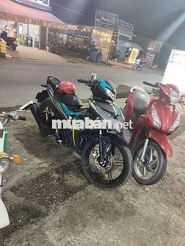 Yamaha MX King 1200km Đen, Xanh, Vàng