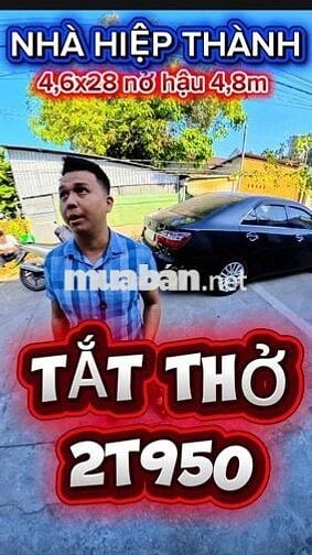 NHÀ HIỆP THÀNH BÁN VỘI VỀ SG Ở 2tỷ950 - 3png 135m2